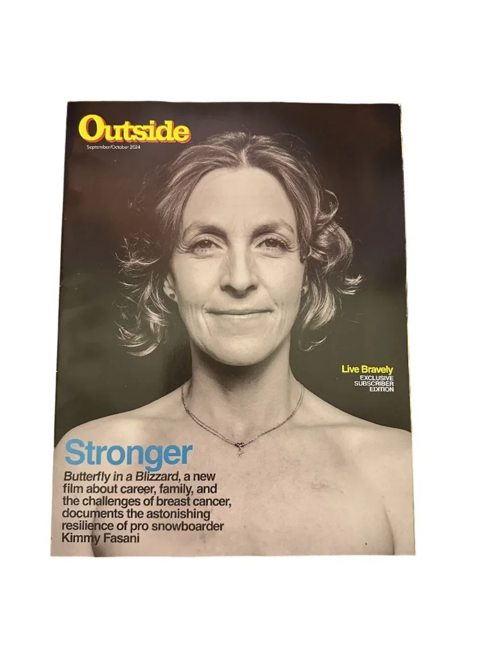 Outside Magazine September October 2024 Butterfly in a Blizzard Kimmy Fasani